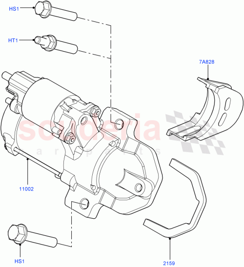 Part Diagram for Land Rover LR086809