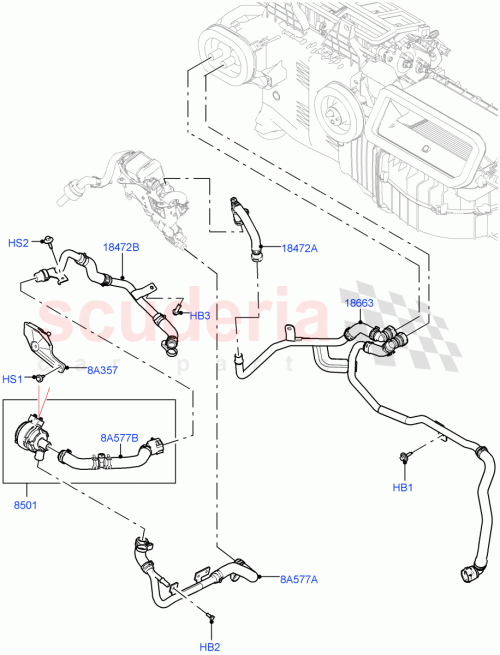 Part Diagram for Land Rover LR128298
