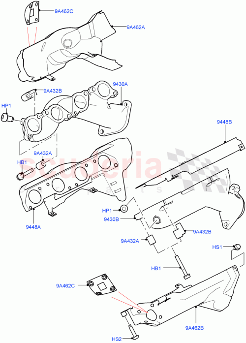 Part Diagram for Land Rover LR112661