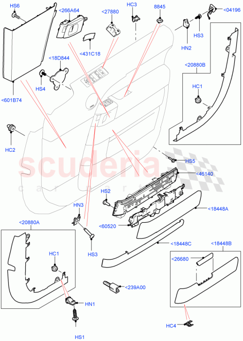 Part Diagram for Land Rover LR100227