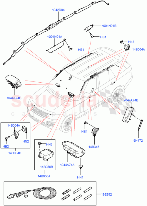 Part Diagram for Land Rover LR118105