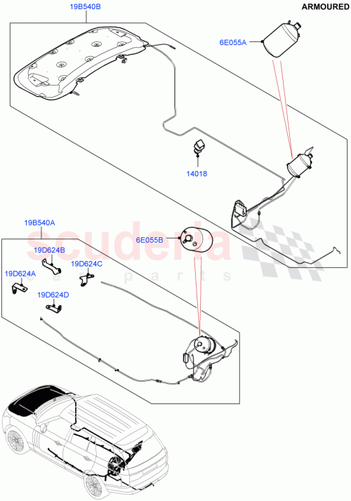 Part Diagram for Land Rover LR075806