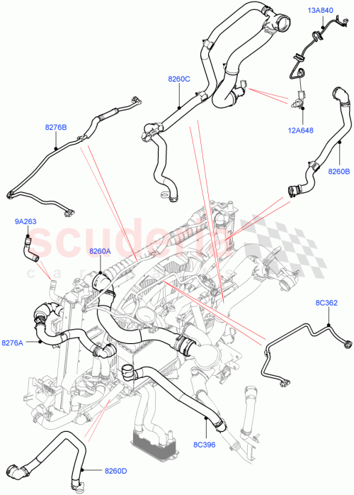 Part Diagram for Land Rover LR091817