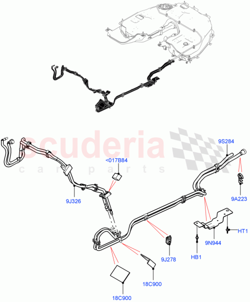 Part Diagram for Land Rover LR044464