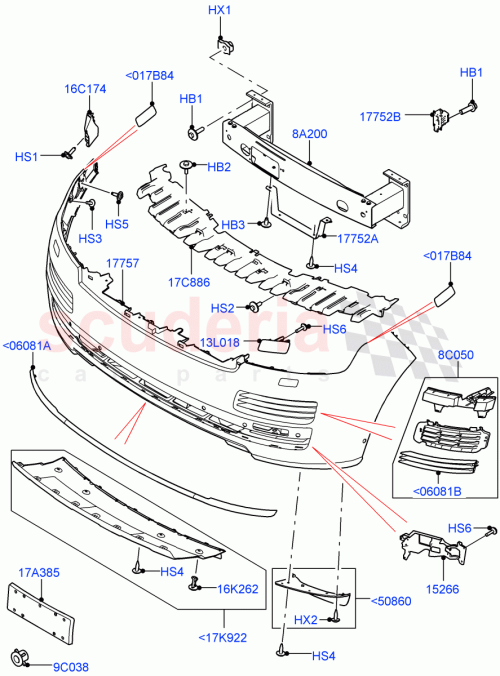 Part Diagram for Land Rover LR034249