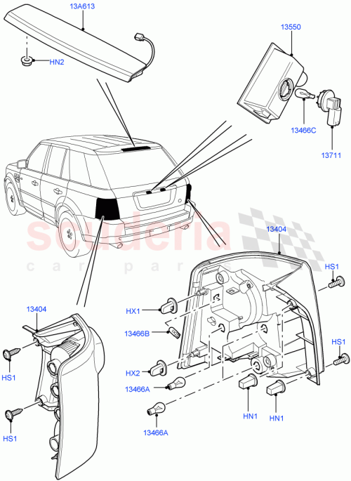 Part Diagram for Land Rover LR043997