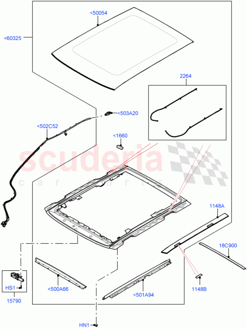 Part Diagram for Land Rover LR169919