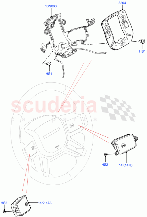 Part Diagram for Land Rover LR142722