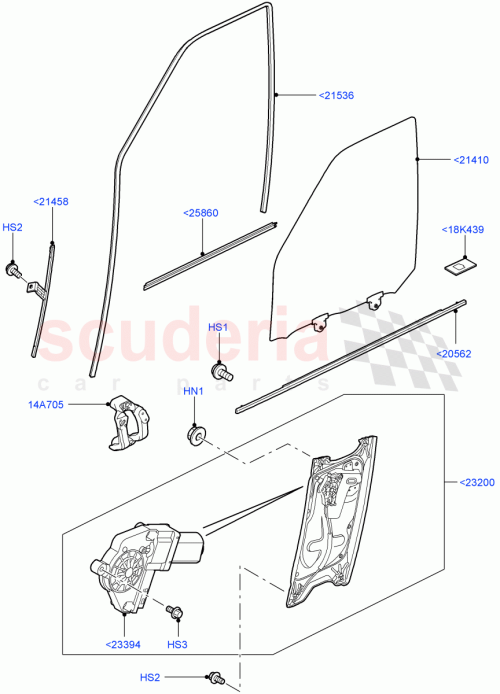 Part Diagram for Land Rover CUH500111