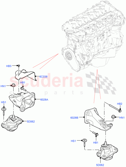 Part Diagram for Land Rover LR141238