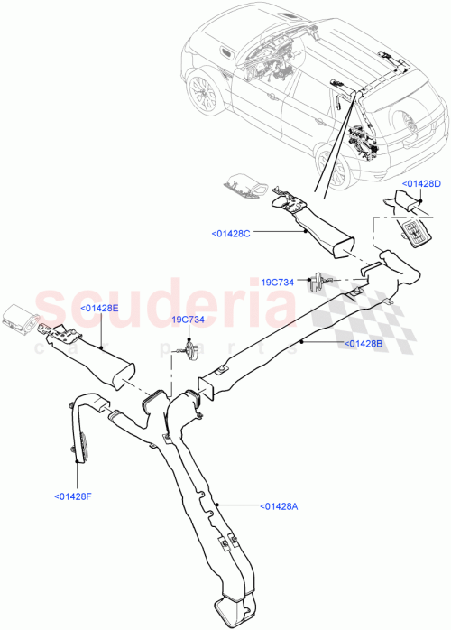 Part Diagram for Land Rover LR044013