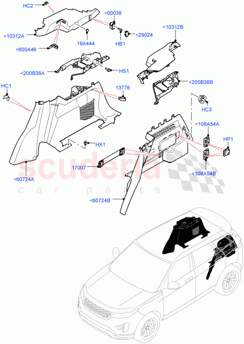 Part Diagram for Land Rover LR114681