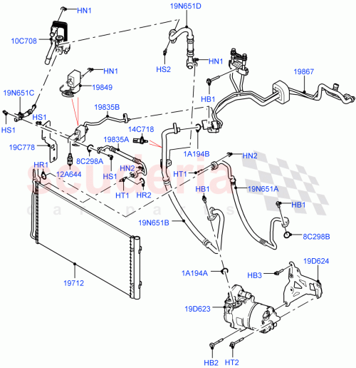 Part Diagram for Land Rover LR135180