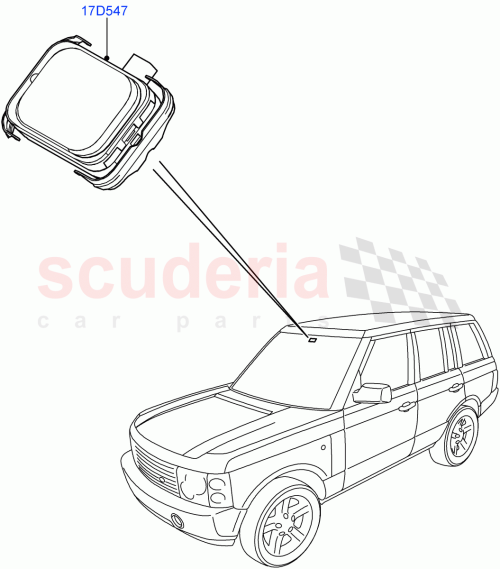 Part Diagram for Land Rover LR014238