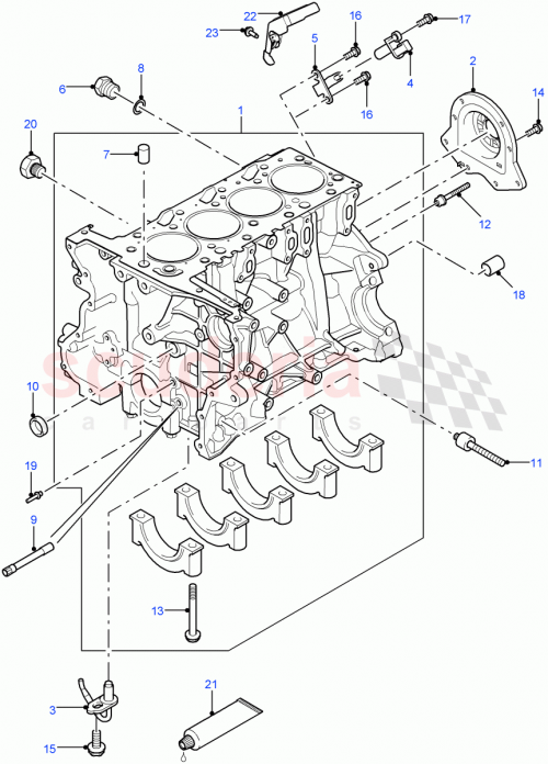 Part Diagram for Land Rover LR032880