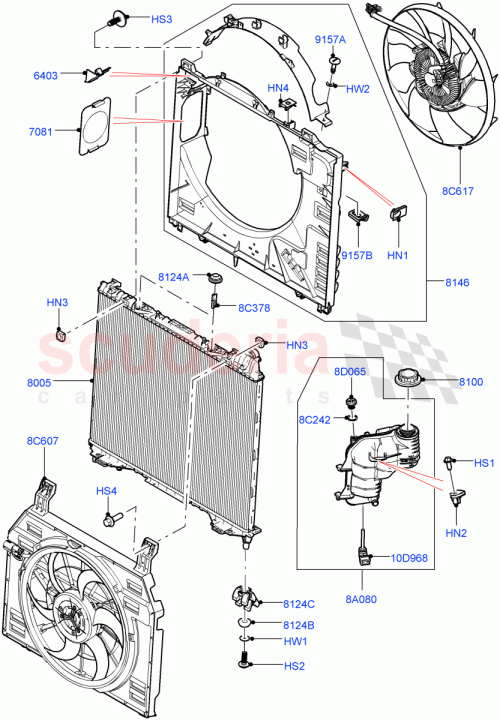 Part Diagram for Land Rover PYF100830