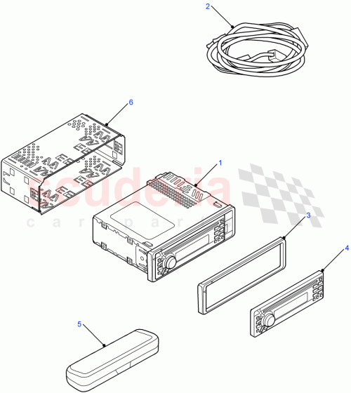 Part Diagram for Land Rover LR009713