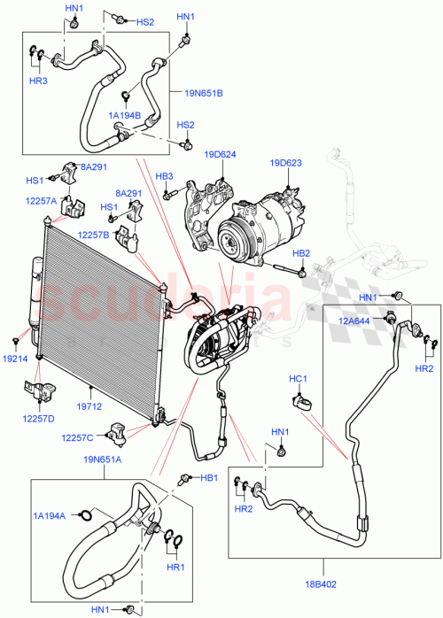 Part Diagram for Land Rover LR147876