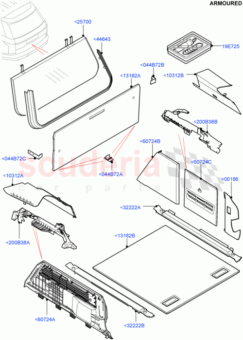 Part Diagram for Land Rover LR108876