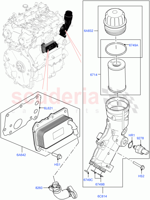 Part Diagram for Land Rover LR125375