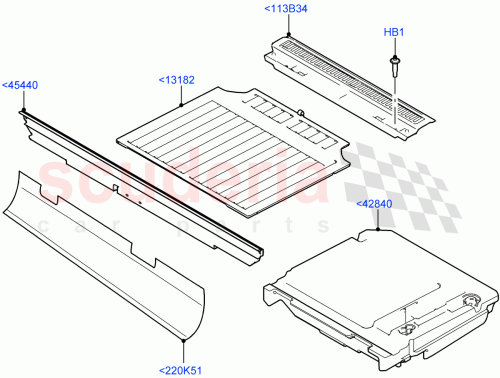 Part Diagram for Land Rover LR131873