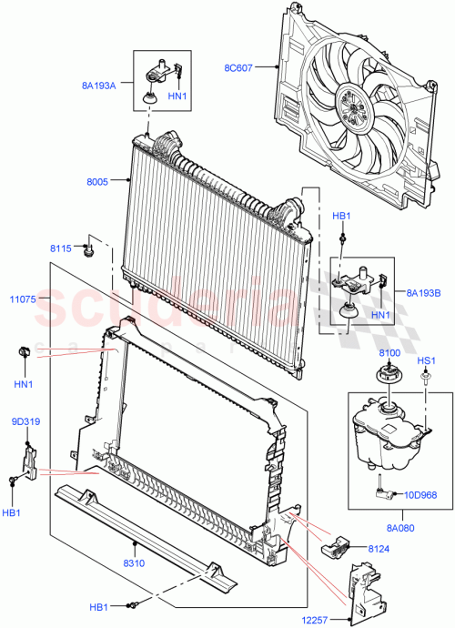 Part Diagram for Land Rover LR141330