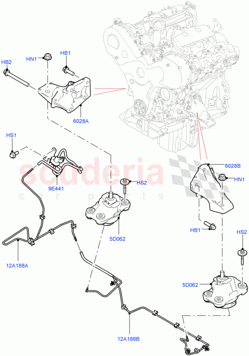 Part Diagram for Land Rover LR081526