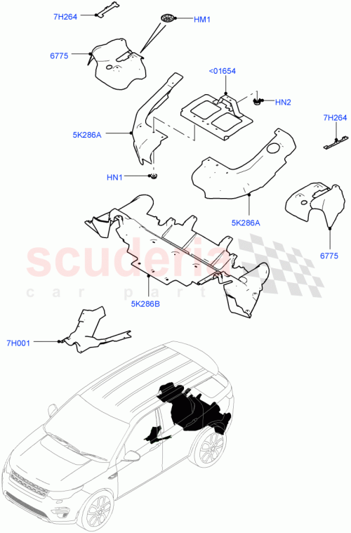 Part Diagram for Land Rover LR062432