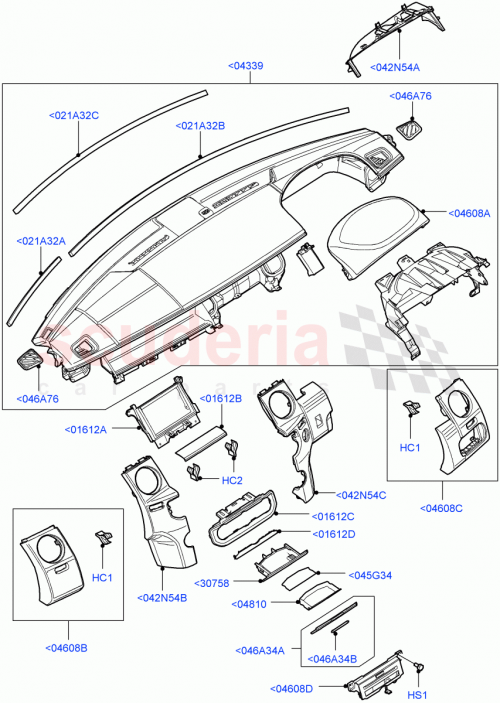 Part Diagram for Land Rover LR018263