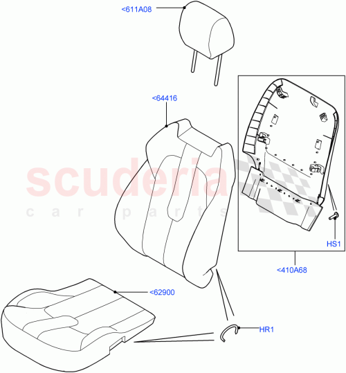 Part Diagram for Land Rover LR110589