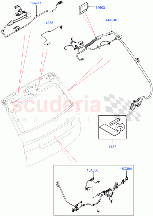 Part Diagram for Land Rover LR054025