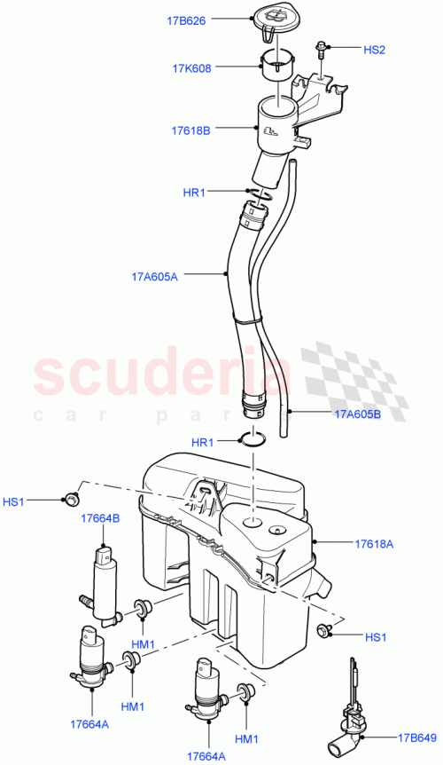 Part Diagram for Land Rover DNH500170