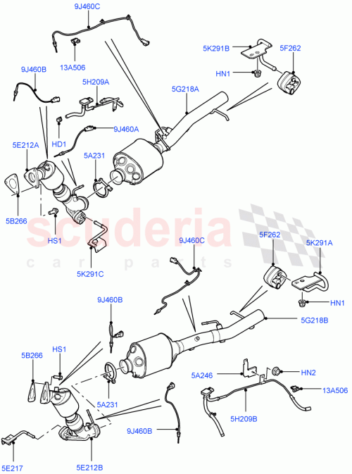 Part Diagram for Land Rover WCU500290