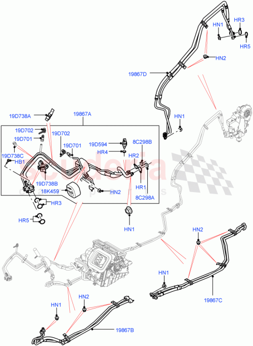 Part Diagram for Land Rover LR072572