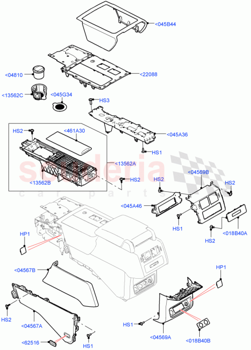 Part Diagram for Land Rover LR142784