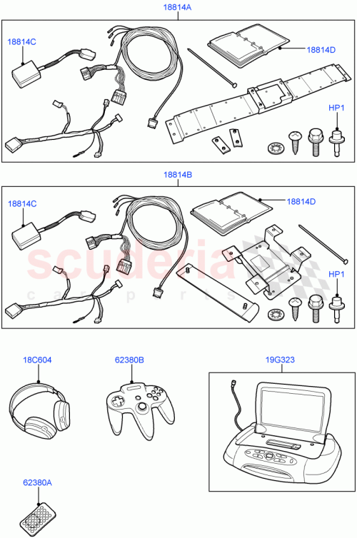 Part Diagram for Land Rover VUB503990
