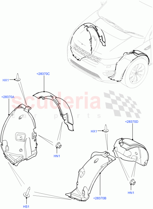 Part Diagram for Land Rover LR061101