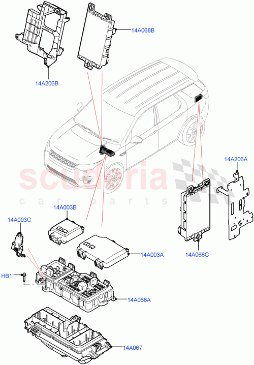 Part Diagram for Land Rover LR163043