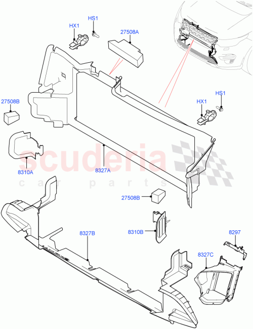 Part Diagram for Land Rover LR070415