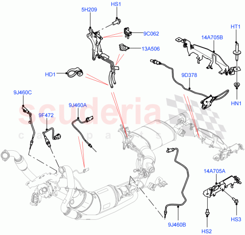 Part Diagram for Land Rover LR104387