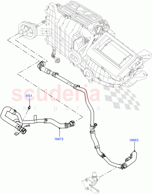 Part Diagram for Land Rover LR141660