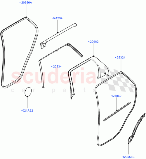 Part Diagram for Land Rover LR058553