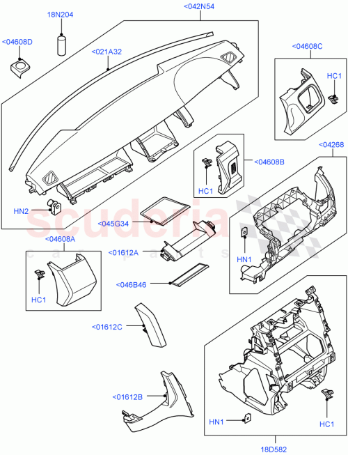 Part Diagram for Land Rover FBF500470NUG