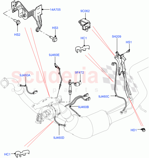 Part Diagram for Land Rover LR041481