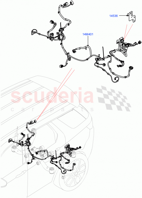 Part Diagram for Land Rover LR134351