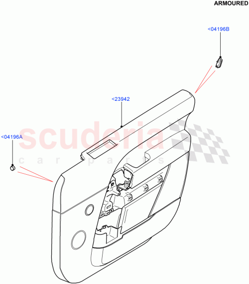 Part Diagram for Land Rover LR095512