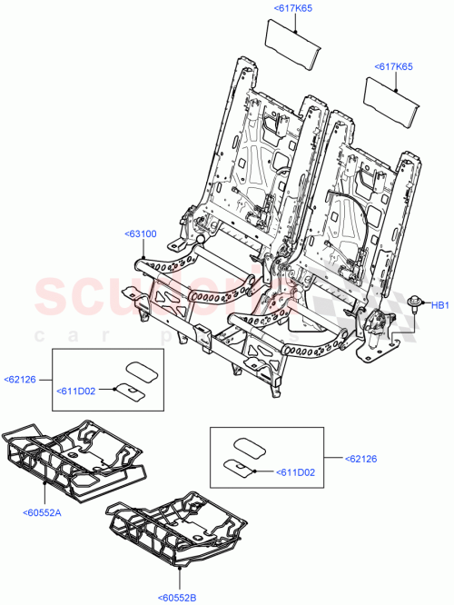 Part Diagram for Land Rover LR164939