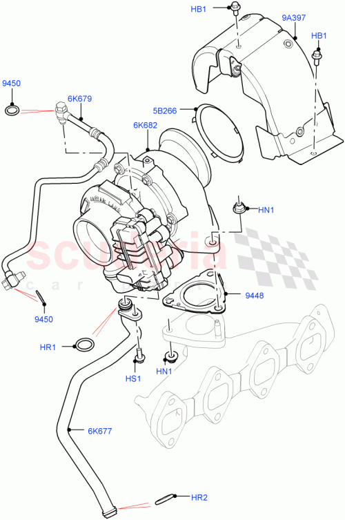 Part Diagram for Land Rover LR081636