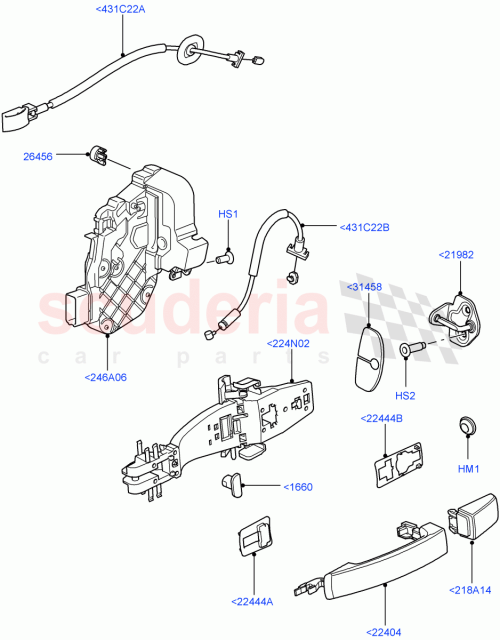Part Diagram for Land Rover FQM000155