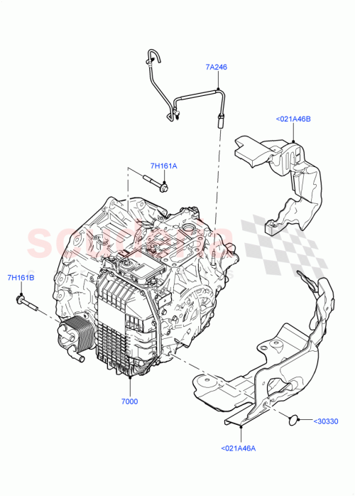 Part Diagram for Land Rover LR125502